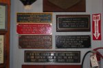 Collection of owner plaques
